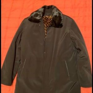 Men’s microfiber dress coat